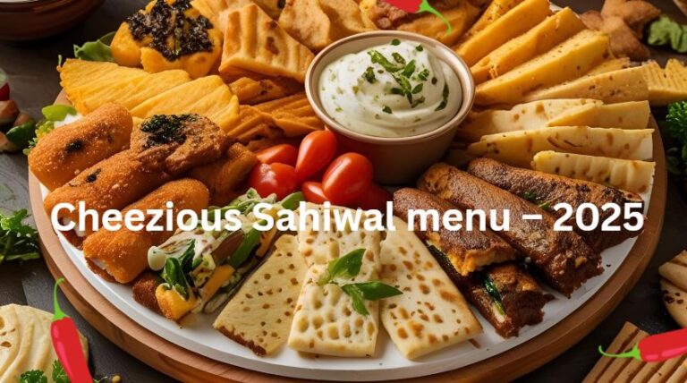 Cheezious Sahiwal Menu – 2025